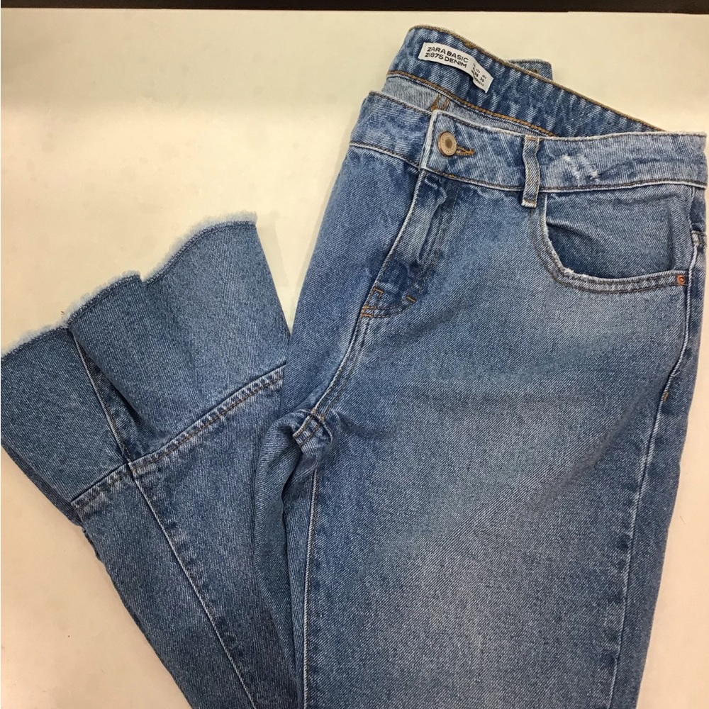 Zara Light Blue Flare Jeans Z1975